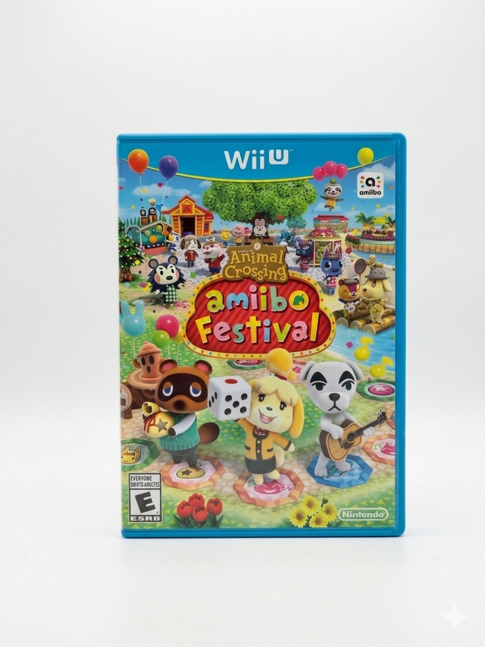 Animal Crossing Amiibo Festival Nintendo Wii U Game Used 2015 No‎ Manual